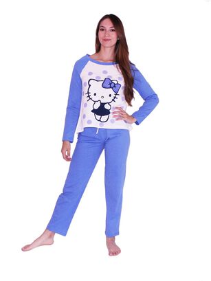 Pijama Mujer Algodón Hello Kitty S1021257-84,hi-res
