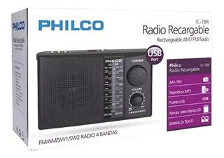 Radio Recargable Philco Ic-18r Usb/sd/am/fm Oferta Express,hi-res