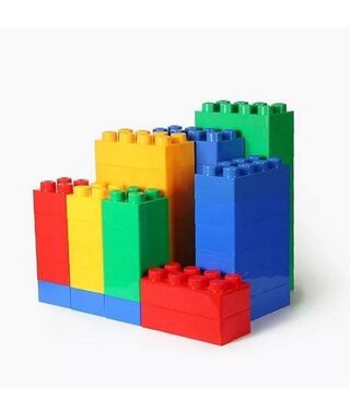 Set Bloques Construcción Gigantes 45 Piezas Legos,hi-res