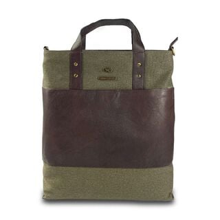 Cartera estilo Tote Bag Gino Rodinis verde oliva 2200 ,hi-res