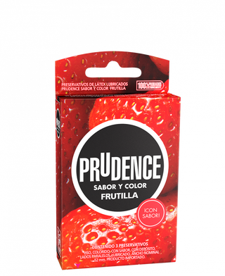 Condones Prudence Sabor Frutilla,hi-res