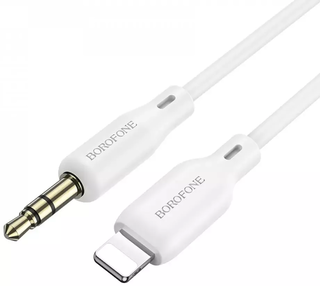Cable Borofone BL18 - JACK 3,5MM A LIGHTNING - 1 MT BLANCO,hi-res