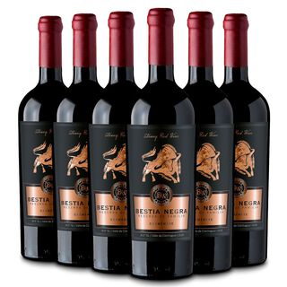 6 Vinos Bestia Negra Reserva de Familia Carménère,hi-res