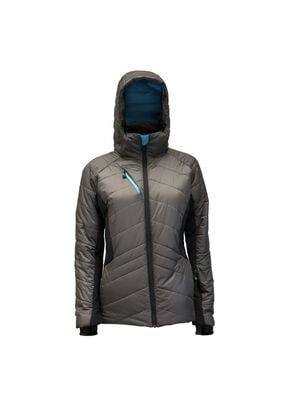 Parka Thinsulate Mujer Gris/Negro Z-9100,hi-res
