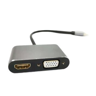 ADAPTADOR - DM CABLE MINI DP-M A HDMI-H +VGA-H 1080P,hi-res