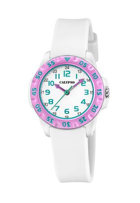 Reloj K5829/1 Calypso Blanco Infantil Digitana,hi-res