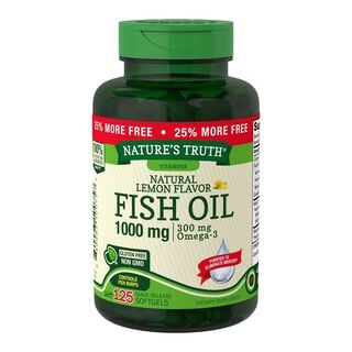 Omega 3 Fish Oil 1000 mg - 125 Softgels,hi-res