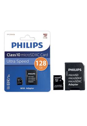 Tarjeta MicroSDXC Philips FM12MA45B Clase 10 128GB,hi-res