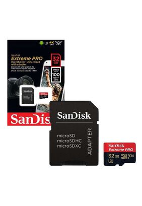 Memoria Micro Sd Sandisk Extreme Pro 32gb+ Adaptador,hi-res