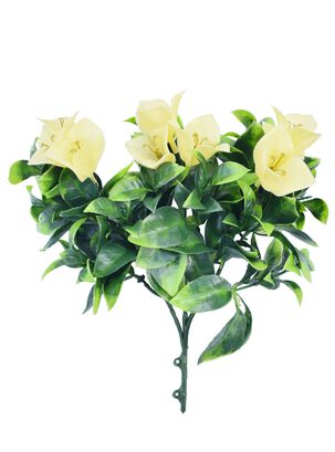 Gardenia amarilla, rama decorativa de 30 cm con protección UV,hi-res