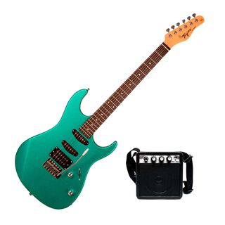Pack Guitarra Electrica Con Mini Amplificador Tagima TG510 MSG + WG-5,hi-res