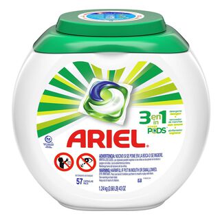 Ariel Pods Detergente 3 En 1 Capsulas 57,hi-res