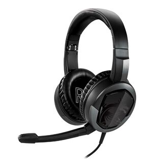 Audifonos Gamer MSI Inmerse Gh30 V2 Micrófono Extraible, Cable 3.5mm, Negro,hi-res