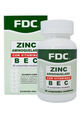 Zinc Con Vitamina B+E+C X 60 Comprimidos,hi-res