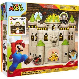 Juguete Escena Batalla Castillo De Bowser Mario Nintendo,hi-res
