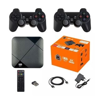Juego 2 Controles 4k Mini Tv consola Retro M8 Ultra Hd,hi-res