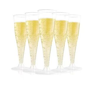10 Copas De Champagne Acrilico 5oz/162ml 111050,hi-res