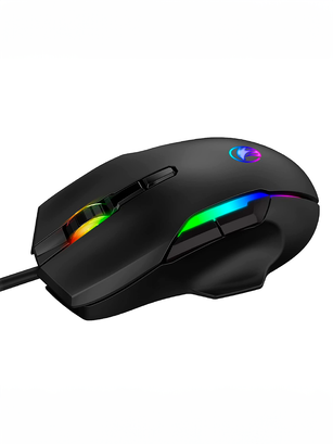 Mouse Gamer NjoyTech Ergonómico con Luces RGB,hi-res