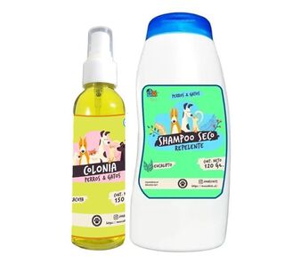Kit Para Gato Shampoo Seco + Colonia Maracuya-Eucalipto,hi-res