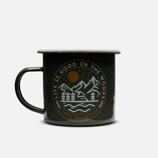 Tazón Unisex Mountain Vintage Mug Negro Lippi,hi-res