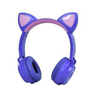 Audífono Inalámbrico Cat Ear, RGB (Orejas de Gato con Luces, ZW-028),hi-res