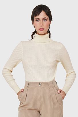 Sweater Tipo Cadenetas Blanco Invierno Nicopoly,hi-res