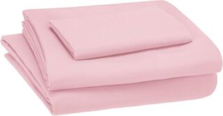 Sabanas rosa suave 100% algodón 200 hilos para  cunas y camas de transicion,hi-res