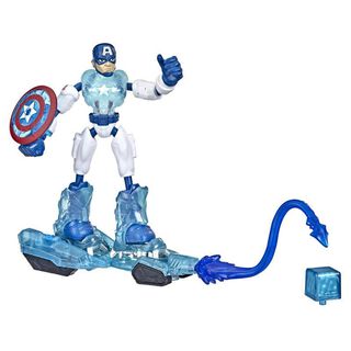 Figura de Acción Marvel Bend Flex Capitán América,hi-res