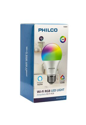 AMPOLLETA LED WI-FI RGB PHILCO,hi-res
