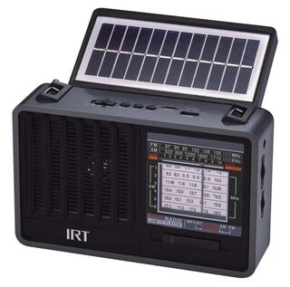 Radio Solar Recargable IRT Con Lampara Bluetooth, USB,hi-res