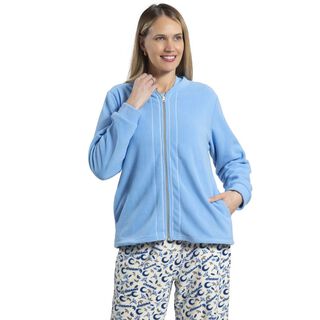 Pijama Mon Amour micropolar 3 piezas Azul,hi-res