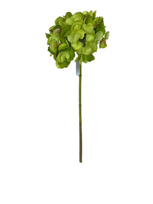 Flor Decorativa Hortensia Verde Oscura 52Cm,hi-res