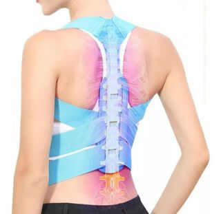 Faja Corrector Postura Soporte Espalda Lumbar Clavicula,hi-res