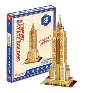 Empire State Pequeño Puzzle 3d 24 Piezas Rompecabezas,hi-res
