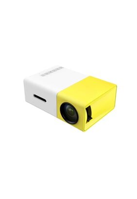 Mini Proyector Video Película USB HDMI Amarillo Resolución 320 x 240,hi-res