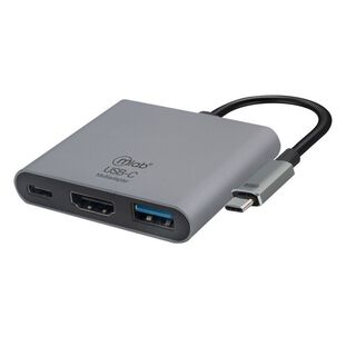 Adaptador Hub USB Tipo C 3 en 1 con HDMI 4K y USB 3.0 de Mlab,hi-res
