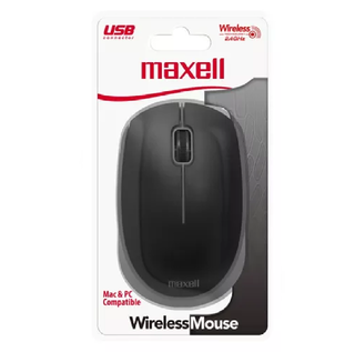Mouse Maxell Mowl-100 Inalámbrico Negro B1,hi-res