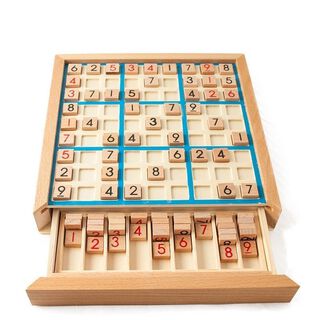 Sudoku madera  9 cuadrados,hi-res