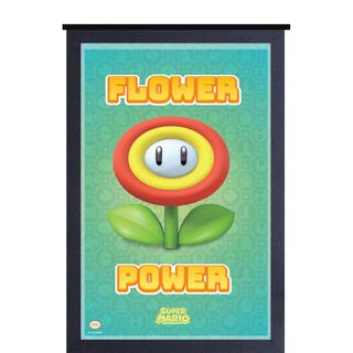 Cuadro Mario Flower Power 470x315x15,hi-res