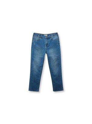 Jeans De Niño Regular Azul (2 A 12 Años) Colloky,hi-res