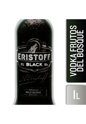 Vodka Eristoff Black 1000cc 1 Unidad,hi-res