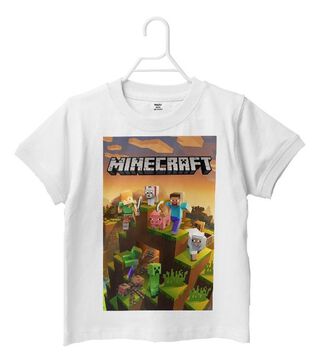 Polera Infantil Minecraft,hi-res