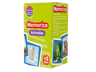 Memorice Animales Adetec Mundo Educa 32 Piezas - 1200,hi-res