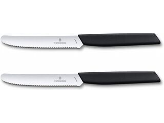 Set cuchillos para verdura Swiss Modern negro 2 un,hi-res