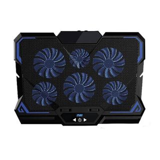 Ventilador de Notebook Gamer 6 Aspas Luz Led Azul Reptilex,hi-res
