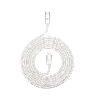 Cable USB-C a Lightning 2 M Trenzado Fabric Shining White,hi-res