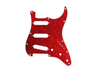 Pickguard para Guitarra Eléctrica Strato Strat - red sparkle,hi-res