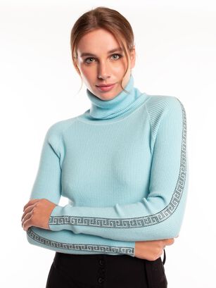 Sweater Celeste Lineatre,hi-res