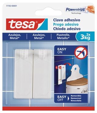 Clavo Adhesivo Removible Tesa Superficie Lisa 3kg,hi-res