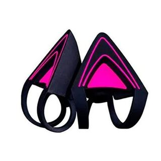 Accesorio para audifono Razer Orejas Kitty Neon Purple,hi-res